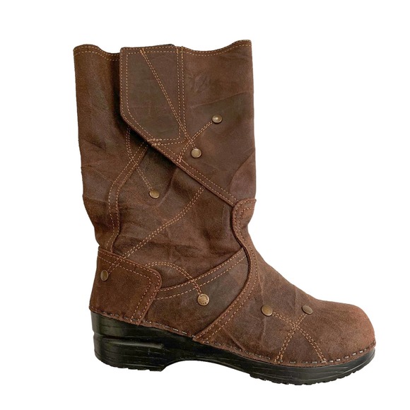 Sanita Danish Clog Style Leather boots women size EU37/US6.5-7 - Picture 3 of 14